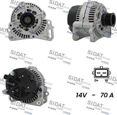 Sidat A12BH0833A2 - Ģenerators adetalas.lv