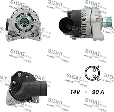 Sidat A12BH0380A2 - Ģenerators adetalas.lv