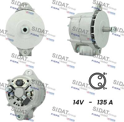 Sidat A12BH1056A2 - Ģenerators adetalas.lv