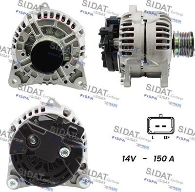 Sidat A12BH1012A2 - Ģenerators adetalas.lv