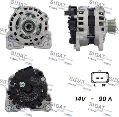 Sidat A12BH1033A2 - Ģenerators adetalas.lv