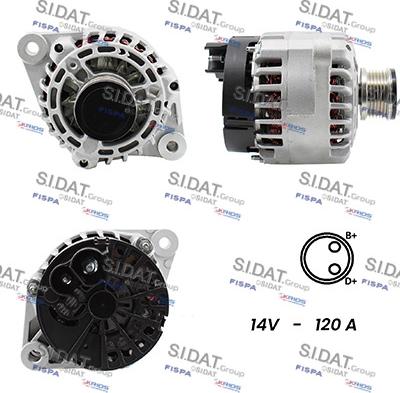 Sidat A12DE0016A2 - Ģenerators adetalas.lv