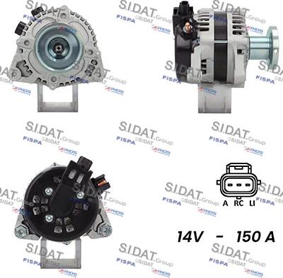 Sidat A12DE0153A2 - Ģenerators adetalas.lv