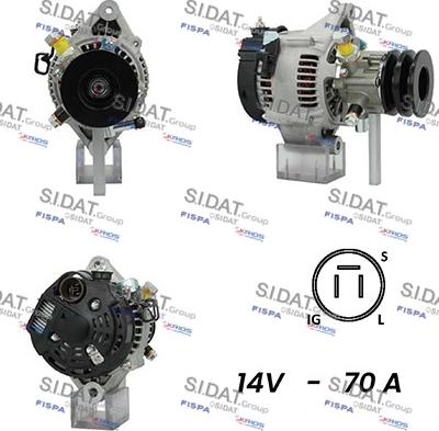 Sidat A12DE0725A2 - Ģenerators adetalas.lv