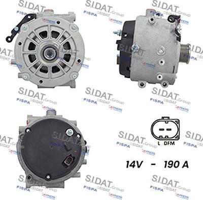 Sidat A12DR0931A2 - Ģenerators adetalas.lv