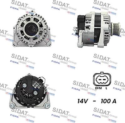 Sidat A12DR0353A2 - Ģenerators adetalas.lv