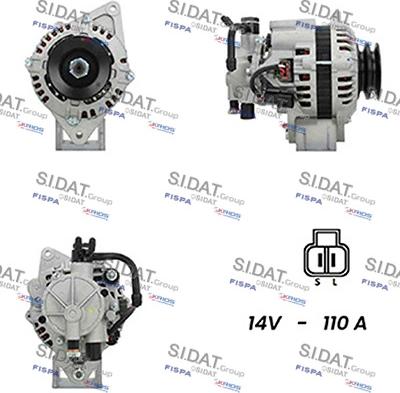 Sidat A12HY0167A2 - Ģenerators adetalas.lv