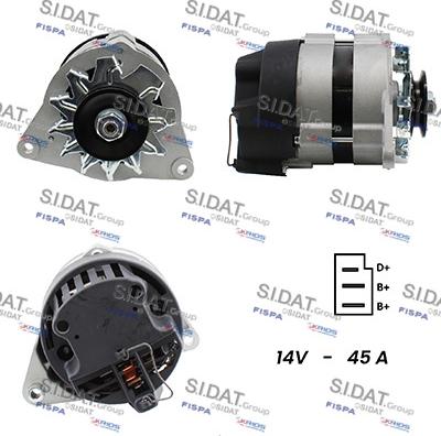 Sidat A12LU0058A2 - Ģenerators adetalas.lv