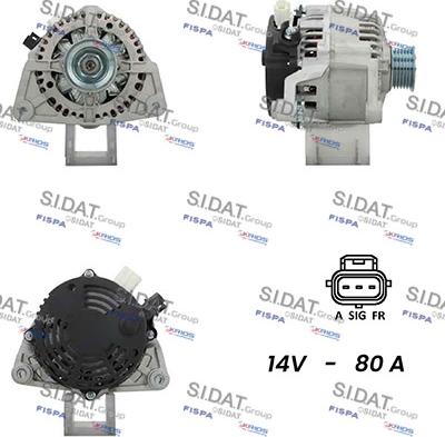 Sidat A12MA0426A2 - Ģenerators adetalas.lv