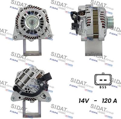 Sidat A12MH0809A2 - Ģenerators adetalas.lv