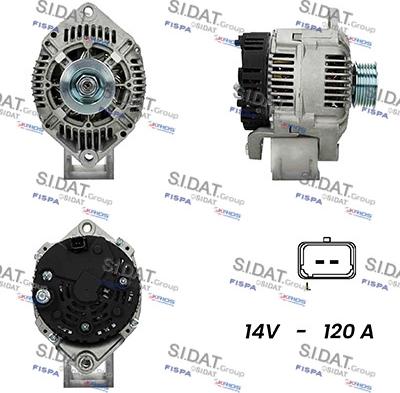 Sidat A12VA0574A2 - Ģenerators adetalas.lv