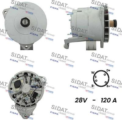 Sidat A24BH0136 - Ģenerators adetalas.lv