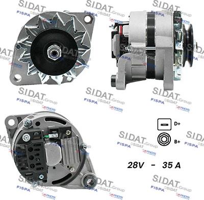 Sidat A24MA0001A2 - Ģenerators adetalas.lv