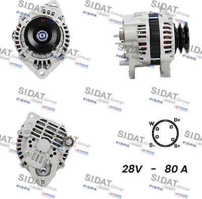 Sidat A24MH0141A2 - Ģenerators adetalas.lv