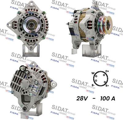 Sidat A24MH0108A2 - Ģenerators adetalas.lv