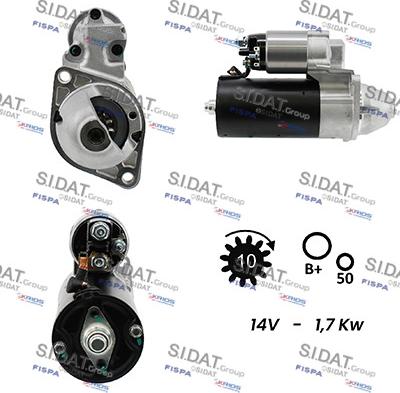 Sidat S12BH0100A2 - Starteris adetalas.lv