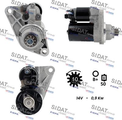 Sidat S12BH0176 - Starteris adetalas.lv