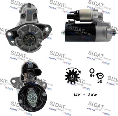 Sidat S12BH0252 - Starteris adetalas.lv