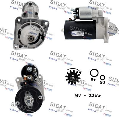 Sidat S12BH0789A2 - Starteris adetalas.lv