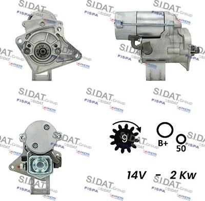 Sidat S12DE0406A2 - Starteris adetalas.lv