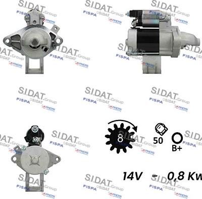 Sidat S12DE0423A2 - Starteris adetalas.lv