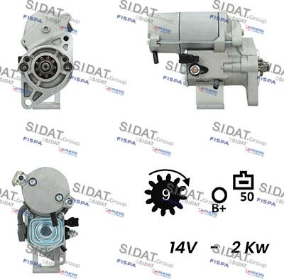 Sidat S12DE0422A2 - Starteris adetalas.lv