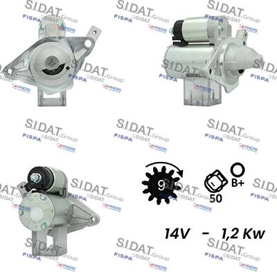 Sidat S12DE0594A2 - Starteris adetalas.lv