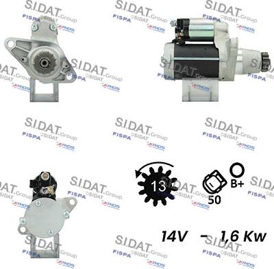 Sidat S12DE0584A2 - Starteris adetalas.lv