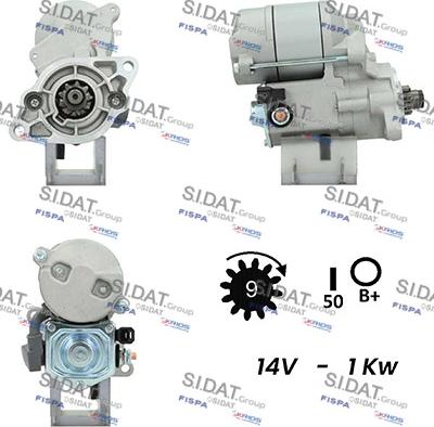 Sidat S12DE0158A2 - Starteris adetalas.lv