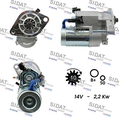 Sidat S12DE0135 - Starteris adetalas.lv