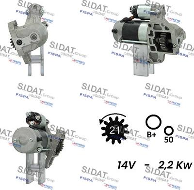 Sidat S12DE0345A2 - Starteris adetalas.lv