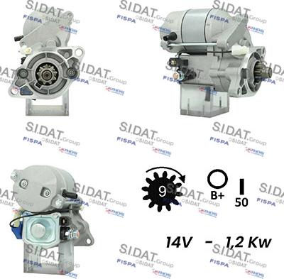 Sidat S12DE0719A2 - Starteris adetalas.lv