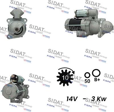 Sidat S12DR0466A2 - Starteris adetalas.lv