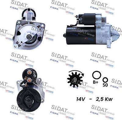 Sidat S12DR0003A2 - Starteris adetalas.lv