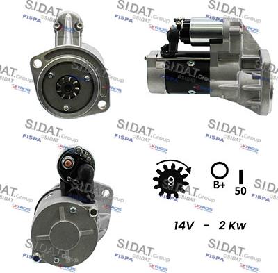 Sidat S12HT0034A2 - Starteris adetalas.lv