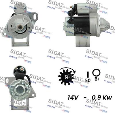 Sidat S12HT0397A2 - Starteris adetalas.lv