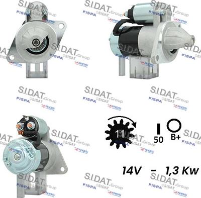 Sidat S12HT0310A2 - Starteris adetalas.lv