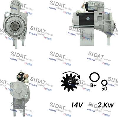 Sidat S12HT0768 - Starteris adetalas.lv