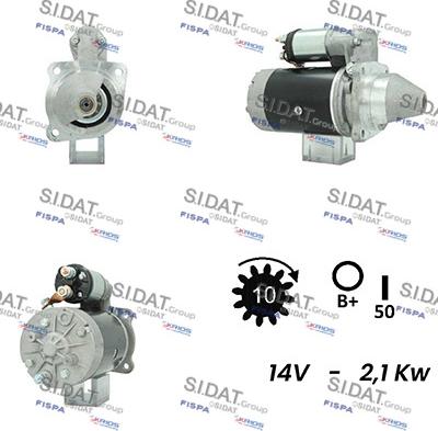 Sidat S12LU0717A2 - Starteris adetalas.lv