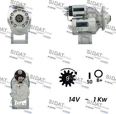 Sidat S12MG0353A2 - Starteris adetalas.lv