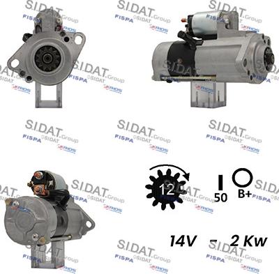 Sidat S12MH0491A2 - Starteris adetalas.lv