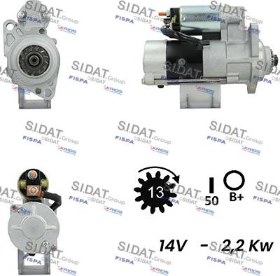 Sidat S12MH0413A2 - Starteris adetalas.lv