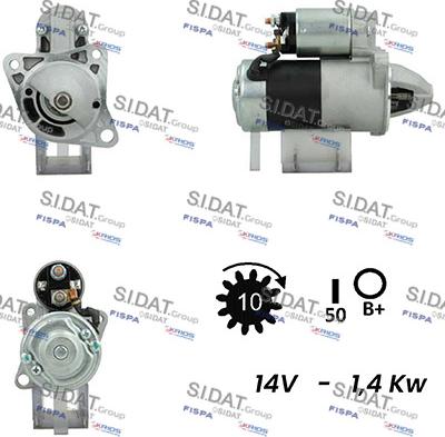 Sidat S12MH0542A2 - Starteris adetalas.lv