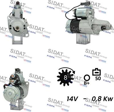 Sidat S12MH0566A2 - Starteris adetalas.lv