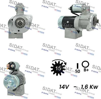 Sidat S12MH0562A2 - Starteris adetalas.lv