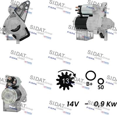 Sidat S12MH0689A2 - Starteris adetalas.lv