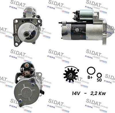 Sidat S12MH0150A2 - Starteris adetalas.lv