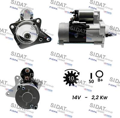 Sidat S12MH0163A2 - Starteris adetalas.lv