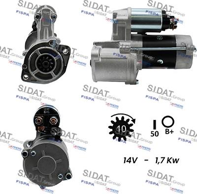 Sidat S12MH0130A2 - Starteris adetalas.lv