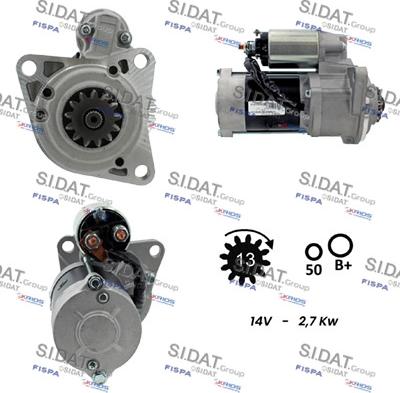 Sidat S12MH0877A2 - Starteris adetalas.lv